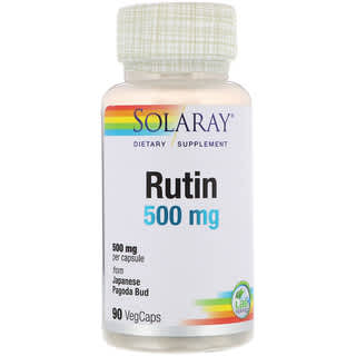 Solaray, Rutina, 500 mg, 90 cápsulas vegetales