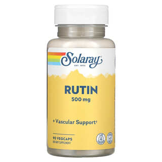Solaray, Rutine, 500 mg, 90 capsules végétariennes