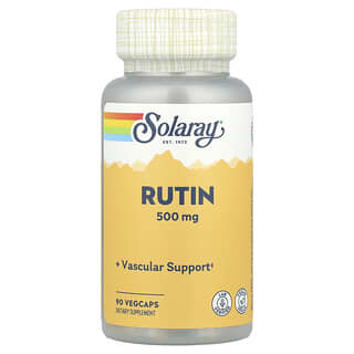 Solaray, Rutyna, 500 mg, 90 kapsułek roślinnych