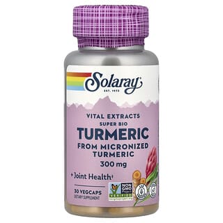 Solaray, Vital Extracts Super Bio Turmeric, 300 mg, 30 VegCaps