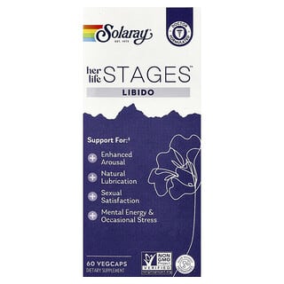 Solaray, Etapele ei de viață, Libido, 60 capsule vegetale