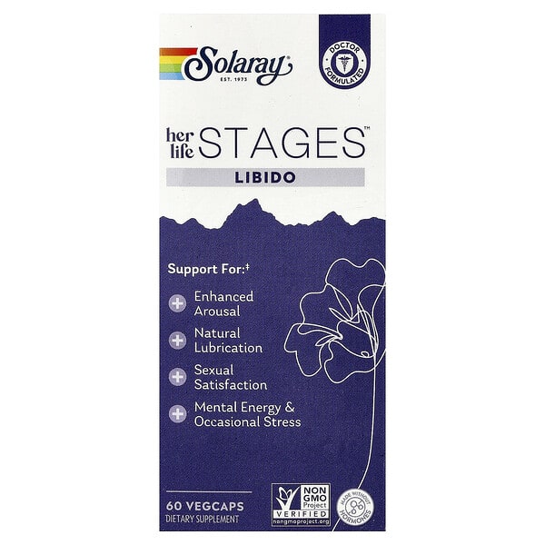 Solaray, Her Lifestages™, 리비도, 베지 캡슐 60정