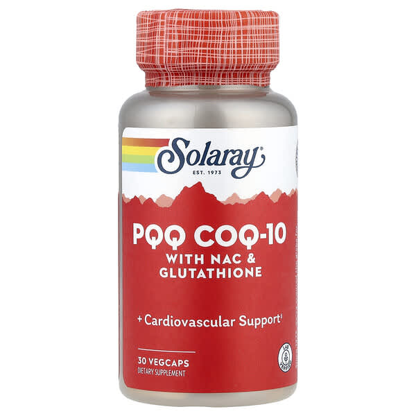 PQQ CoQ-10 with NAC & Glutathione, 30 VegCaps
