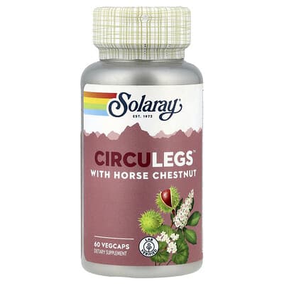 Solaray, CircuLegs, with Horse Chestnut, 60 Vegetarian Capsules