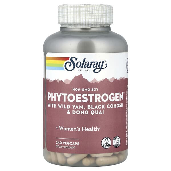 PhytoEstrogen™ With Wild Yam, Black Cohosh & Dong Quai, 240 VegCaps