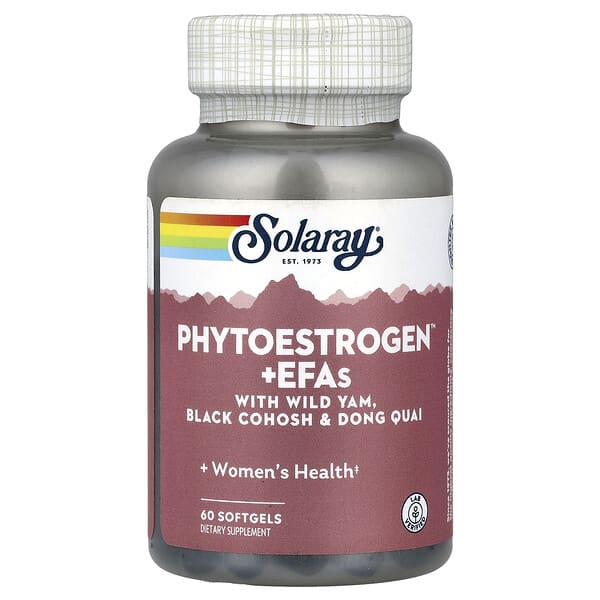 Phytoestrogen™ + EFAs with Wild Yam, Black Cohosh & Dong Quai, 60 Softgels