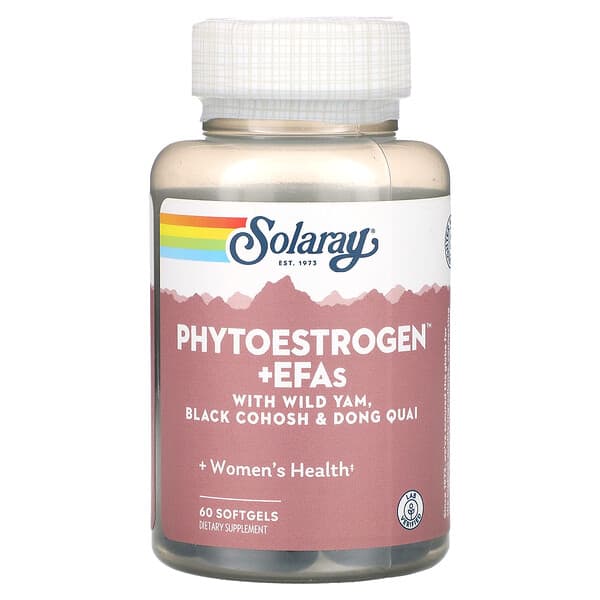 Solaray, Phytoestrogen + EFAs with Wild Yam, Black Cohosh & Dong Quai ...