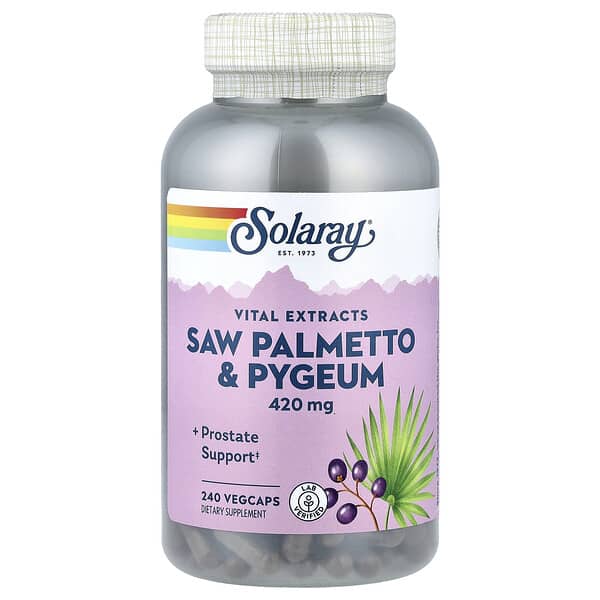 Vital Extracts, Saw Palmetto & Pygeum, 240 VegCaps