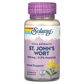 Solaray, Vital Extracts, Johanniskraut, 900 mg, 30 Tabletten