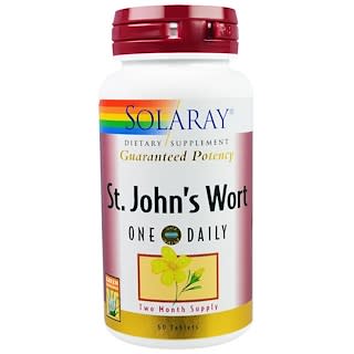 Solaray, St. John's Wort, One Daily, 60 Tablets