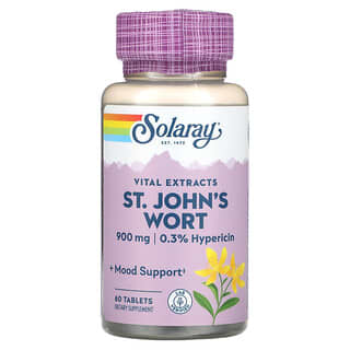 Solaray, St. John's Wort Vital Extracts, 900 mg, 60 Tablets