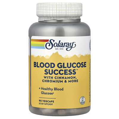 Solaray, Blood Glucose Success™, 90 Vegetarian Capsules