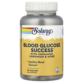 Solaray, Bloedglucose succes, 90 VegCaps