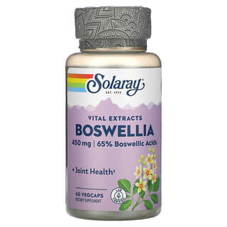 Solaray, экстракт босвеллии, 450 мг, 60 растительных капсул
