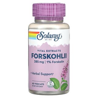 Solaray, Vital Extracts, Forskohlii, 385 mg, 60 VegCaps