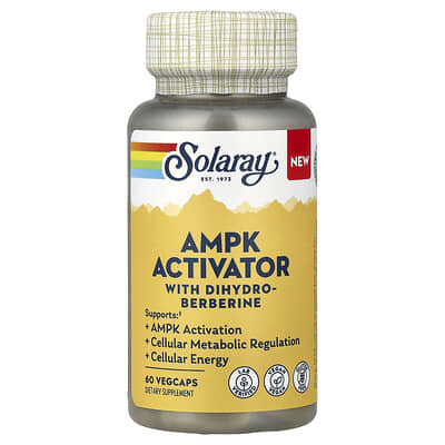 Solaray, AMPK Starter with Dihydroberberine, 60 Vegetarian Capsules