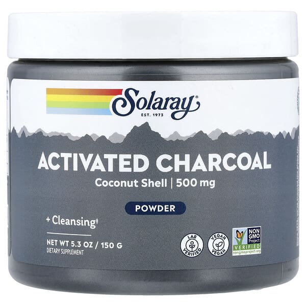 Activated Charcoal Powder, 5.3 oz (150 g)