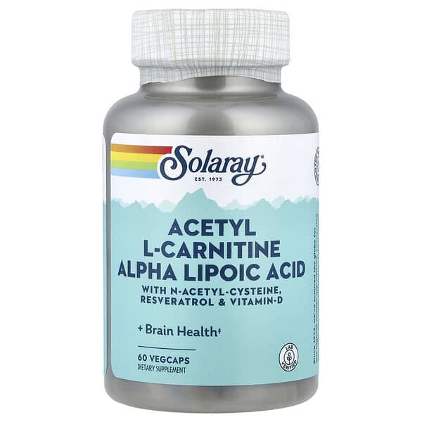 Acetyl L-Carnitine Alpha Lipoic Acid, 60 VegCaps