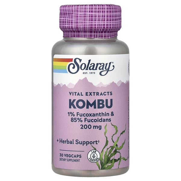 Solaray, Vital Extracts, Kombu, 30 VegCaps