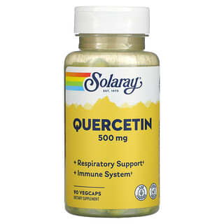 Solaray, Кверцетин, 500 мг, 90 растительных капсул