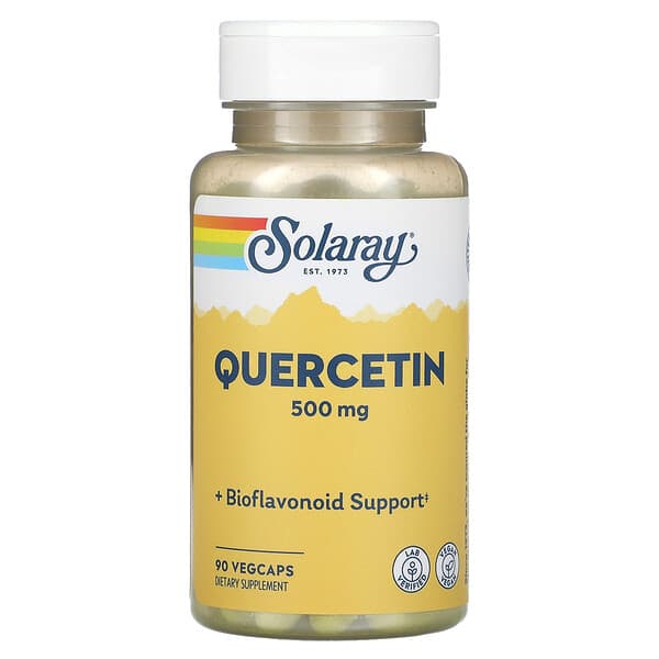 Solaray, Quercetina, 500 mg, 90 Cápsulas Vegetarianas