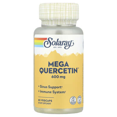 Solaray, Super Quercetin, 600 mg, 60 Vegetarian Capsules