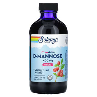 Solaray, Líquido, CranActin D-manosa, 400 mg, 236 ml (8 oz. Líq.)