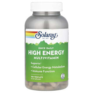 Solaray, Once Daily High Energy Multivitamin, 180 VegCaps