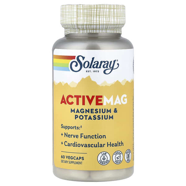 Solaray, ActiveMag, 60 veg caps