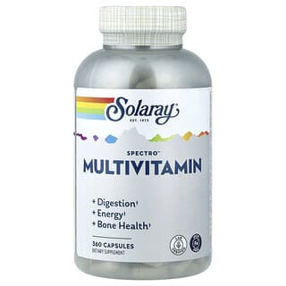 Solaray, Spectro Multivitamin, Iron Free, 360 Capsules