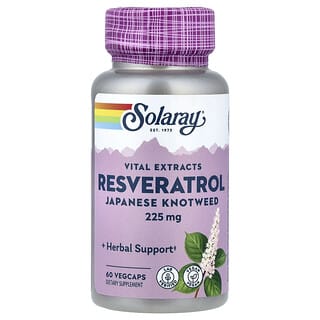 Solaray, Vitale ekstrakter, Resveratrol Japansk Knotweed, 225 mg, 60 VegCaps