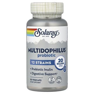 Solaray, Multidophilus probiotik, 20 milijardi CFU, 50 vegetarijanskih kapsula