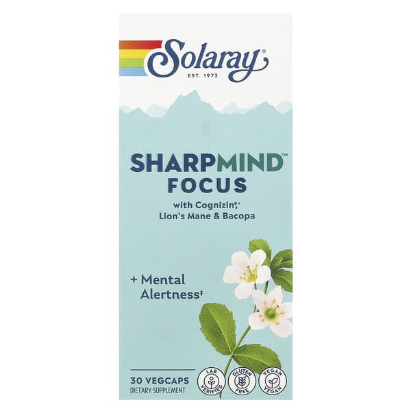 SharpMind™ Focus, 30 Vegcaps