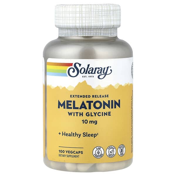 Extended Release Melatonin With Glycine, 100 VegCaps