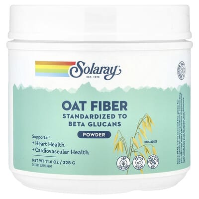 Solaray, Oat Fiber Powder, Original, 11.6 oz (328 g)