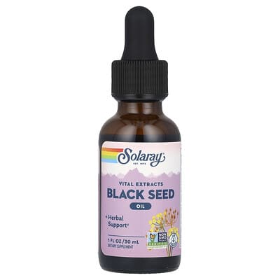 Solaray, Vital Extracts, Black Seed Oil, 1 fl oz (30 ml)