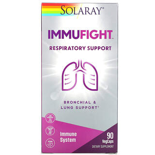 Solaray, ImmuFight, Suporte Respiratório, 90 VegCaps