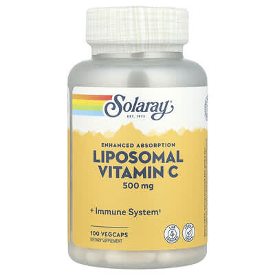 Solaray, Enhanced Absorption, Liposomal Vitamin C, 100 veg caps