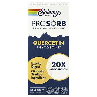 Solaray, Quercetin Phytosome, 250 mg, 30 VegCaps