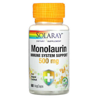 Solaray, Monolaurin, 500 mg, 60 VegCaps