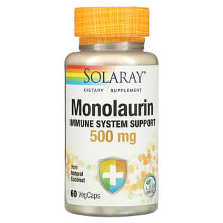 Solaray, Monolaurina, 500 mg, 60 cápsulas vegetales
