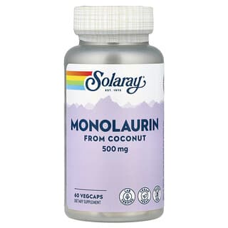 Solaray, Monolaurin, 500 mg, 60 VegCaps