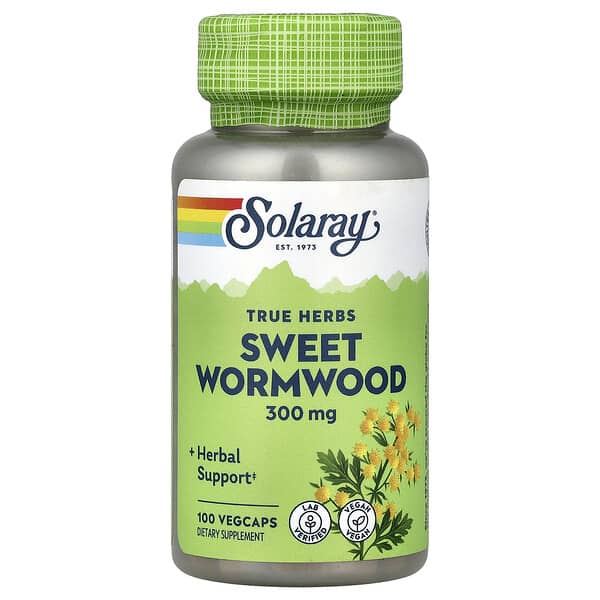 Solaray, 青蒿，300 毫克，100 粒素食膠囊