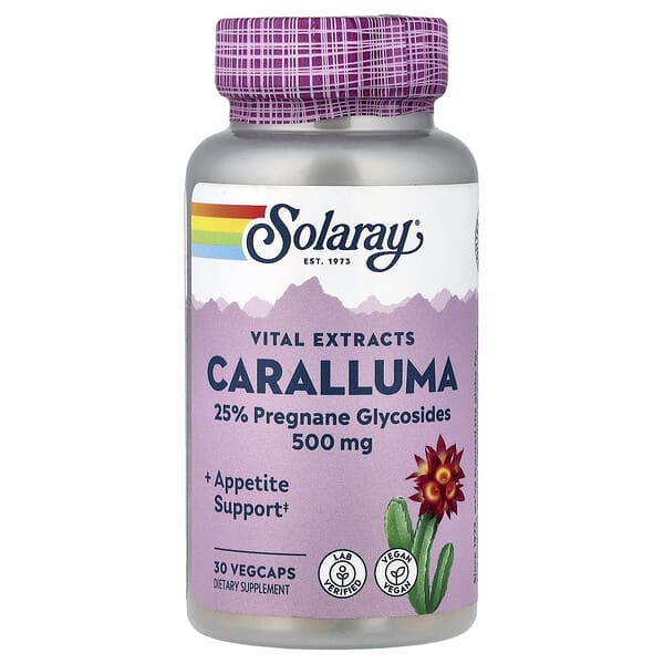 Solaray, 바이탈 추출물, 카랄루마, 500mg, 베지 캡슐 30정