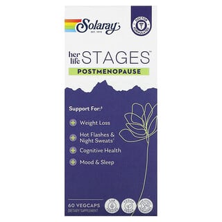 Solaray, Her Life Stages, Postmenopausa, 60 capsule vegetali