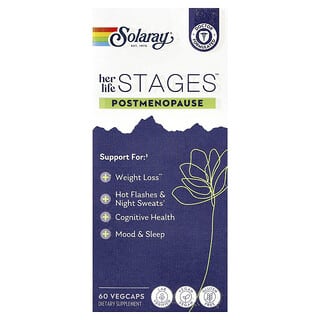 Solaray, Estágios da Vida dela, Pós-menopausa, 60 VegCaps