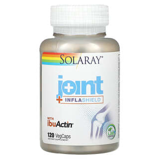 Solaray, IbuActin（イブアクチン）配合Joint + Inflashield、ベジカプセル120粒