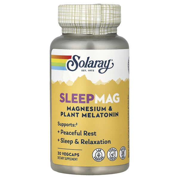 Solaray, SleepMag, 30 cápsulas vegetales