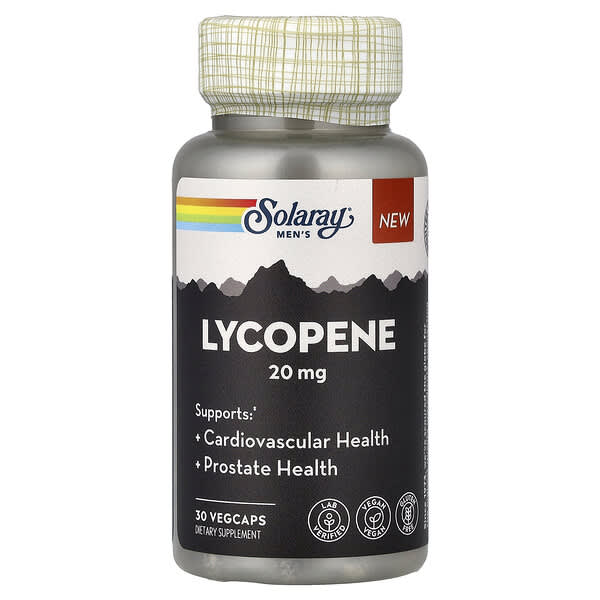 Solaray Men's Lycopene, 20 mg, 30 VegCaps