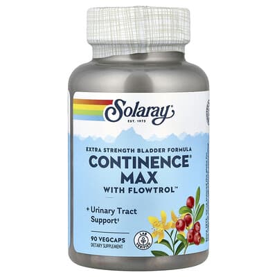 Solaray, Bladder Formula, Continence® Max with Flowtrol™, 90 VegCaps